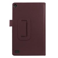 WensLTD Clearance! Premium Leather Case Stand Cover For Amazon Kindle Fire HD 7 2015 Tablet (Brown)