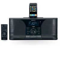 Jensen JIMS-525i Docking Digital HD Radio System/Alarm Clock for iPod (Black)