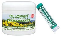 Ollois Ollopain Arnica Bundle- Ollopain Arnica Cream + Arnica 30C - for Pain Relief, 1 (4 Ounce) &1