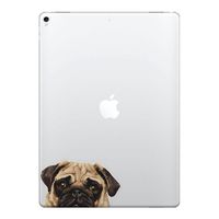FINCIBO 5 x 5 inch Pug Puppy Dog Removable Vinyl Decal Stickers for iPad MacBook Laptop (Or Any Flat Surface)