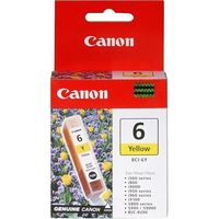 Canon BCI-6 Yellow Ink Tank Compatible to iP8500, iP6000D, iP5000, iP4000R, iP4000, iP3000, i9900, i9100, i960, i950, i900D, i860, S9000, S900, MP780, MP760, MP750, i560, S830D, S820D, S820, S800, BJC 8200