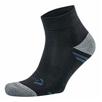 Foot Zen Unisex Diabetic Low Cut Sock (Black, Large)