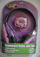 Cyber Gear Headphone Radio and Timer