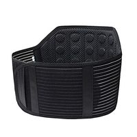 ZFF Lumbar Brace Infrared Self-Heating Magnetic Therapy Back Waist Support Belt with 21 Magnets Release Heat for Women and Men Pain Relief (Size : XXL)