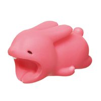 bjduck99 Cute Cartoon Animal Cable Protector Cord Holder Saver Organizer Decor for iPhone - Rabbit