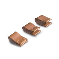 Brunt Clip - Leather Clip and Band with Magnetic, Cable Organizer, Cord Management and Lifestyle Organizer (3 Pieces)