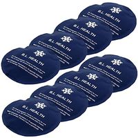 Reusable Gel Ice Packs 8 Pack, for Injuries, Breastfeeding, Wisdom Teeth, First Aid