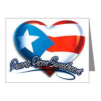 Note Card Puerto Rican Sweetheart Rico Flag