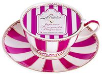 MAJESTEA & CO. JAPANESE HONEYSUCKLE FRAGRANCE, tea cups and saucers sets, tea cup, candles, candle, tea cups, scented candles, candles, bath and body works, candle, tea set, soy candles (Magenta)