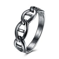 KopooaP Classical Antique Silver Band Rings Jewelry Birthday Gifts Presents Design for Women