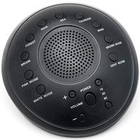 White Noise Sound Machine Portable, Sound Machine for Sleeping Relaxation, for Sleeping & Relaxation Plug in Or Battery Powered Portable Sleep Sound Therapy for Home Office Or Travel