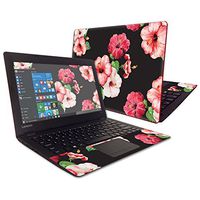 Mightyskins Skin Compatible with Lenovo Ideapad 100s 11.6" - Hibiscus | Protective, Durable, and Unique Vinyl Decal Wrap Cover | Easy to Apply, Remove, and Change Styles | Made in The USA