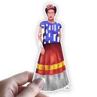 Grantedesigns Frida Kahlo Sticker Decal for Laptop or Any Flat Surface