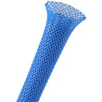 Techflex 3/8" Expandable Sleeving 25 ft. Neon Blue