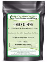 Green Coffee - 50% Chlorogenic Acid - Natural Robusta Bean Fruit Extract Powder (Coffea robusta), 4 oz (113 g)