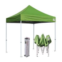 Eurmax 8x8 Feet Ez Pop up Canopy, Outdoor Canopies Instant Party Tent, Commercial Gazebo Bonus Roller Bag（Field Green）