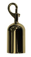 Lawrence metal ROPEEND-SNAP-2P Rope End Snap, Polished Brass