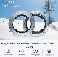 TECHART TZE-01 Auto-Focus for Sony FE Mount Lens Adapter to for Nikon Z6 Z7 Camera