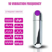 Mini Massager, Handheld Massage Wand, Therapeutic Crodless Rechargeable 10x Multi-Speed Waterproof Body Massager