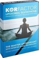 KORFACTOR™ Liposomal Glutathione Liquid Drops Supplement. GMO Free. Gluten Free. Made in USA.
