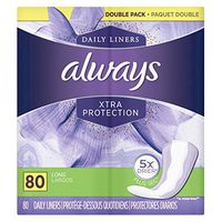 Xtra Protection Daily Liners, Long 80 Count