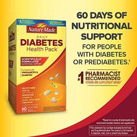 Nature Made Daily Diabetes Health Pack - MegaSize Pack of 120 Packets Nature-pt