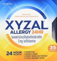 Xyzal Allergy 24 Hour 35 Tablets (Pack of 2)