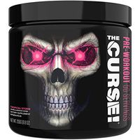 JNX Sports The Curse! Pre Workout Supplement - Intense Energy & Focus, Instant Strength Gains, Enhanced Blood Flow - Nitric Oxide Booster with Creatine & Caffeine - Men & Women | Tropical Storm | 50 Srv