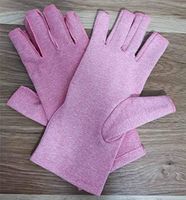 Compression Arthritis Gloves for Men Women Hand Gloves Relieve Rheumatoid & Osteoarthritis Pain, Carpal Tunnel Aches (Pink, Large)