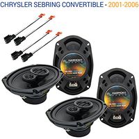 Compatible with Chrysler Sebring Convertible 2001-2006 OEM Speaker Upgrade Harmony Speakers New