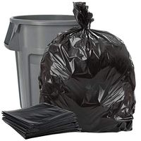 Plasticplace Black 40-45 Gallon Trash Bag, 40x46, 1.5 Mil, 100 Bags Per Case