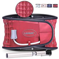 LEAMAI Decompression Back Belt Back Brace Back Pain Lower Lumbar Support Size S,L,XL(25"-55") Four Colors for Men&Women.L