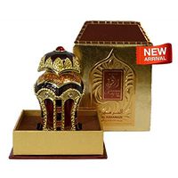 Rafia Gold - Arabian Designer Therapeutic Essential Perfume Oil Fragrance - Long Lasting Attar / Itar / Ittar - Alcohol Free - for Men and Women - hombre y mujer - Exquisite glass bottle