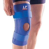 LP Knee Stabilizer with Buckles - Even Compression for Knee Recovery (Unisex; Black), Small