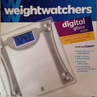 Weight Watchers Digital Glass Scale by Conair (Curved Support)