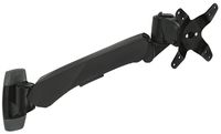 Mount-It! MI-34114B Single Tilt, Rotate, Swivel, Height Adjustable, Arm Wall Mount Stand for Samsung, LG, Vizio, TCL, Sharp, Sony, Element, Insignia, LCD, LED, Computer Monitor Screens, Max 30 Inches, VESA 75x75 and 100x100, Black
