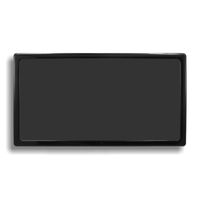 DEMCiflex Computer Dust Filter, 2 x 180mm ID Rectangle, Black Frame/Black Mesh