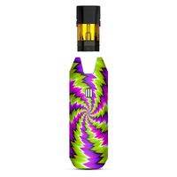 IT'S A SKIN Decal Vinyl Wrap Compatible with STIIIZY BIIIG Big <b>TM</b> Premium Vaporizers Sticker Sleeve Cover | Vape Stickers Skins Cover| Psychedelic Moving Purple Green Swirls
