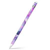 igsticker Ultra Thin Protective Body Stickers Skins Universal Decal Cover for Apple Pencil 1st Generation (Apple Pencil Not Included) 012529 Purple　Pink　Watercolor