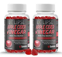 (2-Pack) Apple Cider Vinegar Gummies with The Mother - Advanced Metabolism and Health Support - 120 Gummies - Organic, Vegan, Gluten-Free, Non-GMO - Made in The USA - by Eclipse