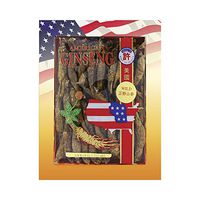 Hsu's Ginseng SKU 0331-4 | Wild Half Short Large | Wild American Ginseng | 许氏花旗参正野山參 | 4 oz Box, 西洋参, 野山參