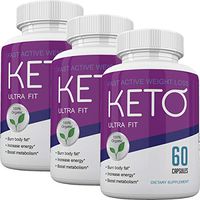 Keto Ultra Fit - Fast Acting Weight Loss with Metobolic Ketosis Support - 180 Capsules - 3 Month Supply