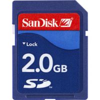 Sandisk SD Card (2 GB) (2GB SD Card)