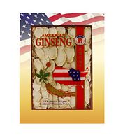 HSU’s Ginseng SKU 0126-4 | Mixed Large-Medium Slices | Cultivated American Ginseng from Marathon County, Wisconsin USA w/One Free Single American Ginseng Tea Bag | 许氏花旗参 | 4oz Box, 西洋参, B01MSDEECQ