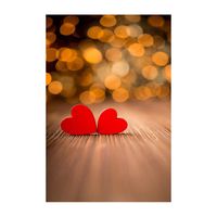 YOCheerful Sales! Valentine's Day Love Heart Photography Backdrop Vinyl Photo Background Prop Gift