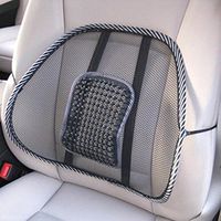 Auntwhale Massage Cushion Cool Vent Mesh Back Lumber Support Brace Office Home Chair Car Seat Relax Pad