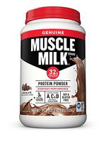 Muscle Milk Genuine Protein Powder, Chocolate, 32g Protein, 2.47 Pound