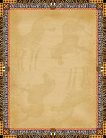 Barker Creek 8-1/2 x 11" Designer Computer Paper, Africa, 50-Sheets (LL-721)