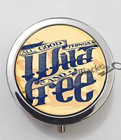 BlackKey All Good Things are Wild and Free 3-Compartment Decorative Pocket Gift Box Case Organizer for Pill, Color 1 -1166