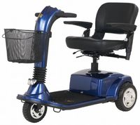Golden Companion 3 Wheel Scooter Weight Capacity 300lbs-Blue